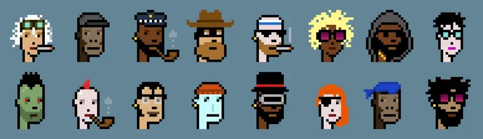 CryptoPunks NFT collection example