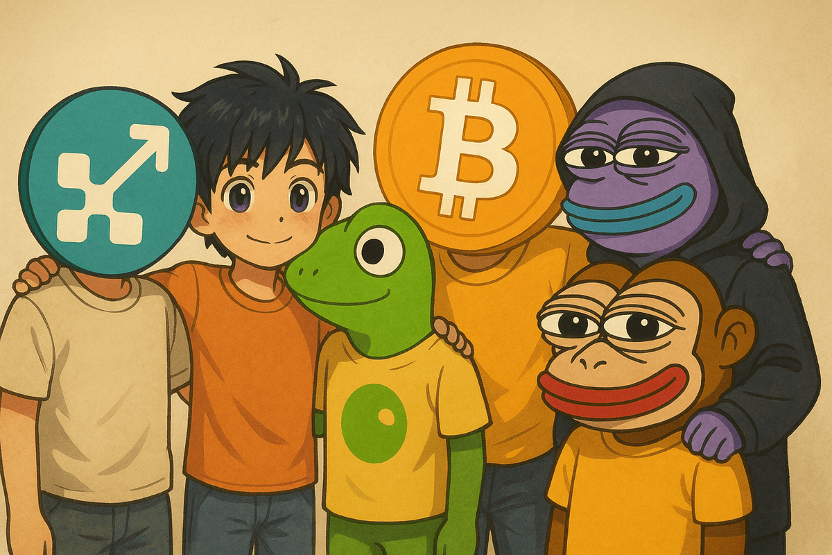 Crypto twitter family - cover image of @rare_mattt on X