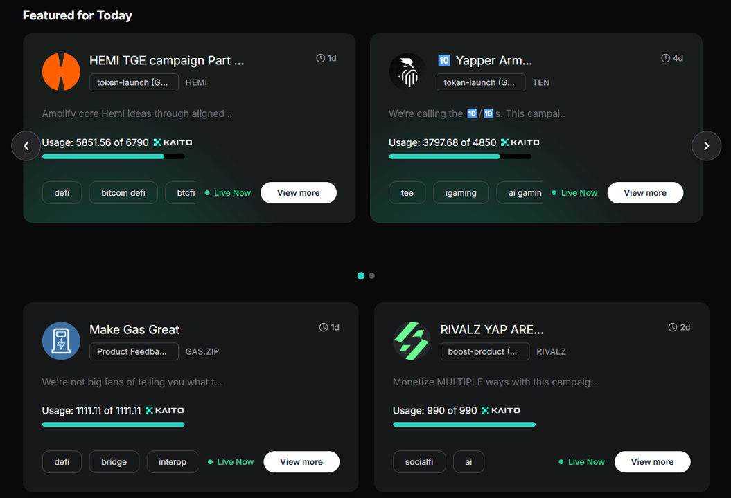 YapdotMarket user interface