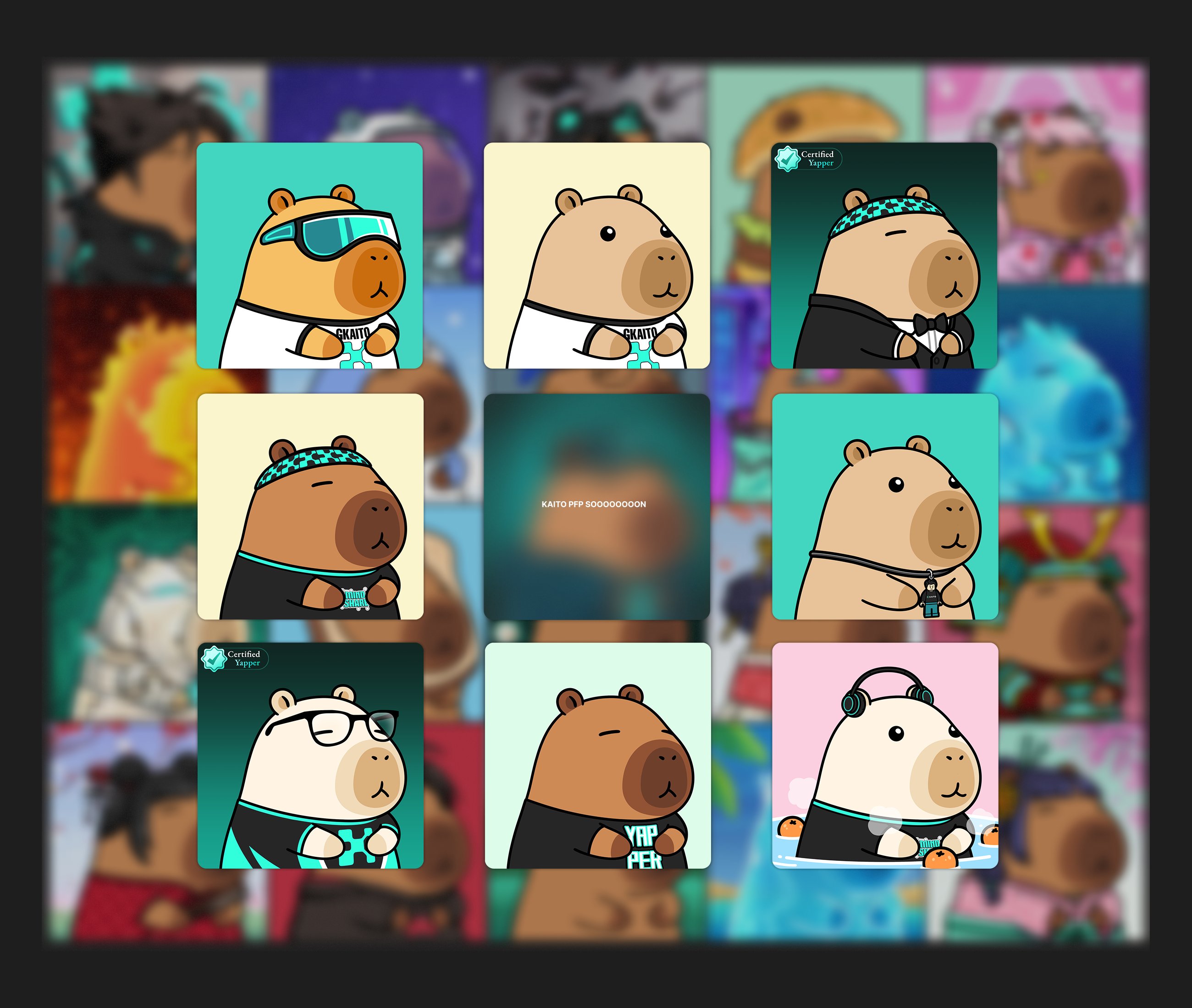 Kaito Genesis NFTs on OpenSea showing a floor price around 3 $ETH